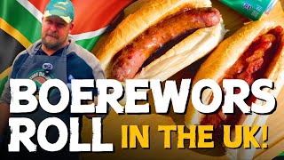 BOEREWORS ROLLS in the UK [upl. by Ttesil]