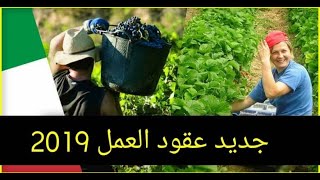 خبر جديد عن عقود العمل في إيطاليا 2019 🇮🇹  kamal achahboun vlogs [upl. by Notnel362]