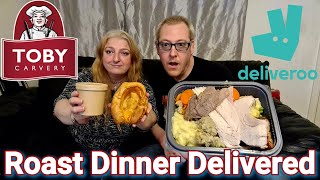 Toby Carvery  Delivered by Deliveroo  Supercool Review [upl. by Ennaear]