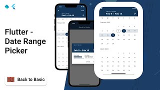 Flutter  Date Range Picker [upl. by Briana]