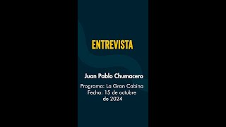 Entrevista a Juan Pablo Chumacero sobre los incendios forestales de 2024 [upl. by Maclaine426]