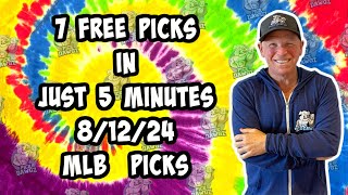 MLB Best Bets for Today Picks amp Predictions Monday 81224  7 Picks in 5 Minutes [upl. by Gerrald]