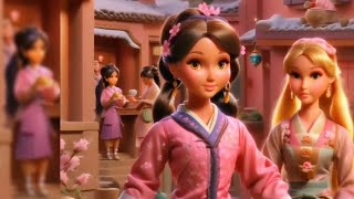 A Barbie Village Tale episode3 Barbie visit our friends house [upl. by Dumanian]