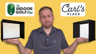 Golf Simulator Enclosures Carls Place CSeries vs Indoor Golf Shop SIG [upl. by Haim350]