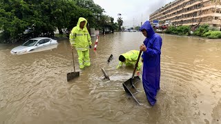 Street Flooding Drain Unclogging Solutions for Heavy Rain [upl. by Armyn]