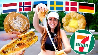 Trying Weird Convenience Store Foods Across Europe Sweden Germany Netherlands Norway Denmark [upl. by Chastity418]