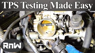 How to Test a Throttle Position Sensor TPS  With or Without a Wiring Diagram [upl. by Slavic]