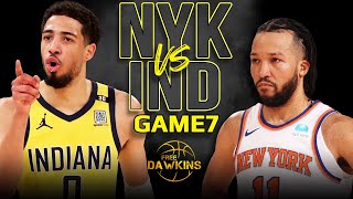 New York Knicks vs Indiana Pacers Game 7 Full Highlights  2024 ECSF  FreeDawkins [upl. by Ttemme]