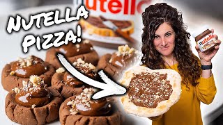 How Italians Cook with NUTELLA  Homemade Hazelnut Spread amp Nutella Dessert Recipes [upl. by Christoffer588]