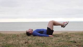 Knee Raises Lower Ab Floor Exercise Fitnesshealthco [upl. by Stormie]