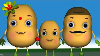 Aloo Kachaloo Beta Kahan Gaye The  Hindi Rhymes for Children  Infobells [upl. by Gaven]