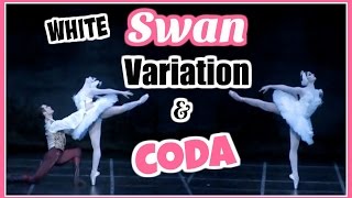 White Swan Variation amp Coda with Ballet Commentary  Kathryn Morgan [upl. by Brnaba]