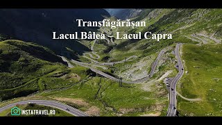 Transfăgărășan  Traseu Lacul Bâlea – Lacul Capra  video drona 4k  2022 [upl. by Annabella243]