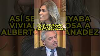 ARCHIVAZO ASÍ SE CHAMUYABA VIVIANA CANOSA A ALBERTO FERNÁNDEZ fyp parati argentina casta [upl. by Hinkel]