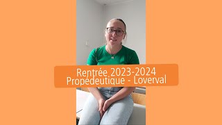 Rentrée Propédeutique à Loverval [upl. by Merton145]