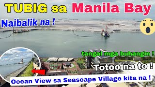 Good News  Tubig sa Manila Bay naibalik na  Madaming Buhangin ang natangal Manila Bay Nov 4 2024 [upl. by Htebzile]