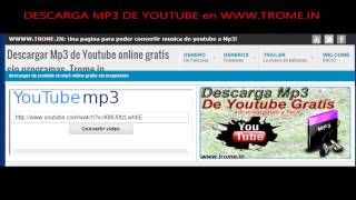 Paginas para descargar musicas gratis mp3 de Youtube [upl. by Akiraa717]