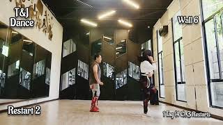 OVERPROTECTED High Beginner Indrawati Damanik amp Chok Fredo Linedance [upl. by Carley]