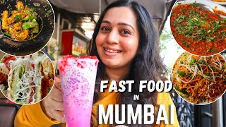 FAST FOOD in Mumbai Restaurants 12 MUST TRY DISHES 🤤  Mumbai Food Vlog [upl. by Brady]