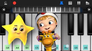 Twinkle Twinkle Little Star ✨ Easy Piano Tune  shorts [upl. by Nilecoj]