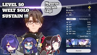 LEVEL 50 WELT SOLO SUSTAIN VS MOC 12 honkaistarrail [upl. by Ahseekan647]