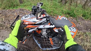 Borský Mikuláš 2024 QUAD  KTM 525 XC FAIL [upl. by Hertha155]