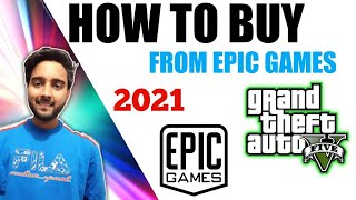 How to Buy and Download GTA V from EPIC Games 2021 Latest  How to purchase GTA from EPIC GAMES 2021 [upl. by Annoved794]