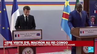 REPLAY  Conférence de presse conjointe dEmmanuel Macron et Félix Tshisekedi • FRANCE 24 [upl. by Dymphia]