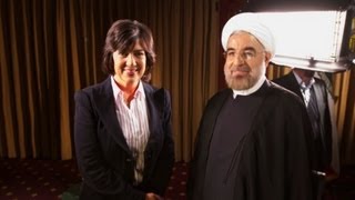 Raw Hassan Rouhani full interview with Amanpour [upl. by Ballman]