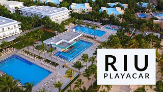 Hotel Riu Playacar México 🇲🇽 Riviera Maya Playa Del Carmen Drone Video [upl. by Sculley768]