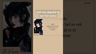 AESPA Kill It Easy Lyrics shorts shortvideo short shortsvideo shortsfeed shortsviral fyp [upl. by Nabila]