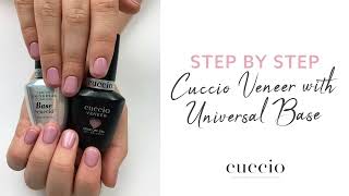 Cuccio Veneer Gel Polish Tutorial  Application using Universal Base Coat [upl. by Anaeg39]