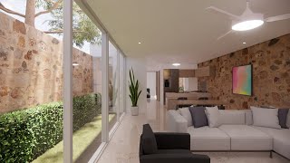 Te sorprenderá el diseño interior de esta casa pequeña y minimalista [upl. by Ardnaek]