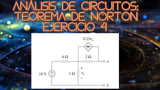 Circuitos eléctricos 1 Teorema de Norton uso de fuentes dependientes y teorema de Thevenin [upl. by Soisatsana695]