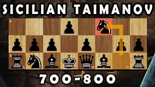 Play the Sicilian Taimanov like a Grandmaster  700800 [upl. by Notwal]