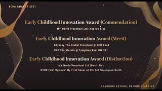 2021 ECDA Innovation Award Winners [upl. by Ylloj312]