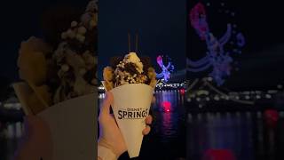 TIP Disney Springs Treat Low Crowds droneshow icecream disneysnacks disneydrone disneytips [upl. by Euv180]