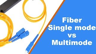 Single mode Vs Multi mode Fiber Cable  Network Engineer Must Know this [upl. by Yatnuahc]