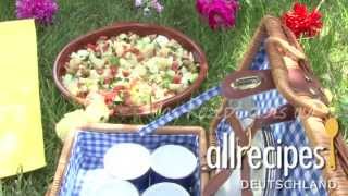 Rezept Gemischter spanischer Picknicksalat Ensalada campestre [upl. by Otho]