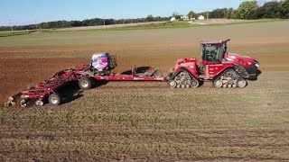 Salford Halo VRT Tillage Begins with a 715 Case IH Quad amp A Combine Fire Day 2127 of урожайS5 E33 [upl. by Adnarym]