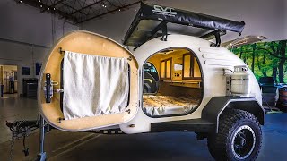 quotEscape the Ordinaryquot Rugged Minimalist Teardrop Camper [upl. by Januisz]