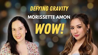 Morissette Amon“Defying Gravity” Vocal Analysis amp Reaction [upl. by Akiemat]