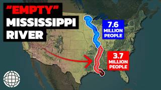 Why So Few Americans Live Along The Mississippi River Especially In The South [upl. by Callista]