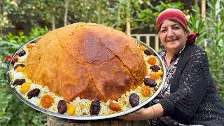 Shah Pilaf Traditional Azerbaijani Cuisine Dish Special for Kings 300YearOld Recipe [upl. by Copp]