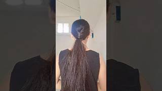 Ponytail hairstyle Ponytail hairstyle amazinghacks hair hairstyling hairinspiration ✨️ [upl. by Enomad411]