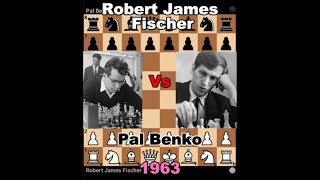 Classic Fischer King side attack Robert James Fischer vs Pal Benko Stockfish 161 Analysis [upl. by Pastelki]