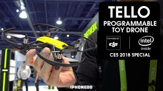 Programmable Toy Drone Tello — Powered by DJI and INTEL CES 2018 Special [upl. by Nork]