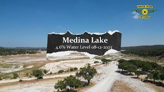 Medina Lake is Down to 46 on 8122023 Bandera County TX  Shot with the DJI Mini 3 Pro drought [upl. by Renard]