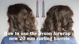 How to use the Dyson Airwrap  Part 1 New 20 mm curling barrels [upl. by Sioux821]