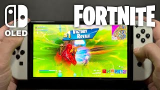 Fortnite on Nintendo Switch OLED 389 [upl. by Eelanna612]